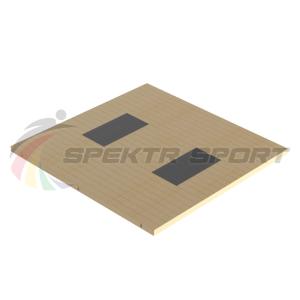 Купить Помост тяжелоатлетический 3х3х0,1м, рез. амортизаторы 1х0,5х0,04м в Любиме 