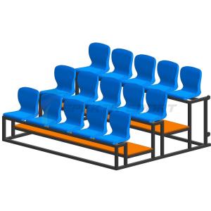 Купить Трибуна мобильная 3 ряда сиденья пластиковые на 15 мест в Любиме 